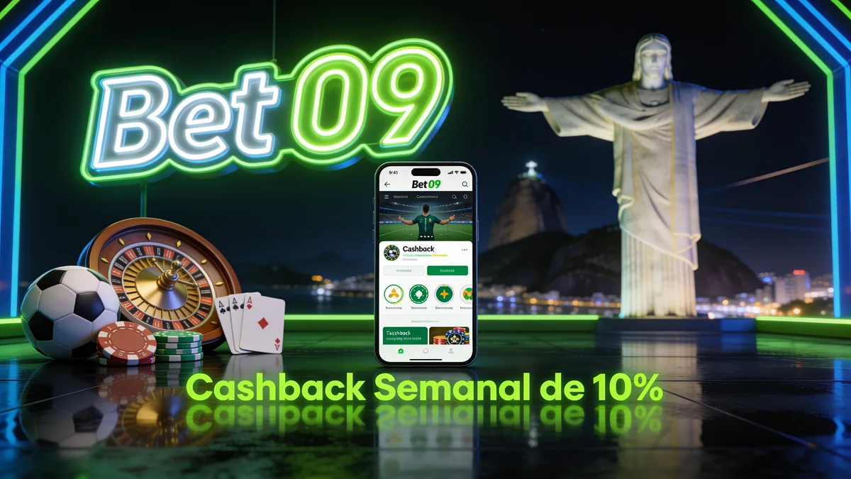 Cashback Semanal de 10% — bet 09 no Brasil
